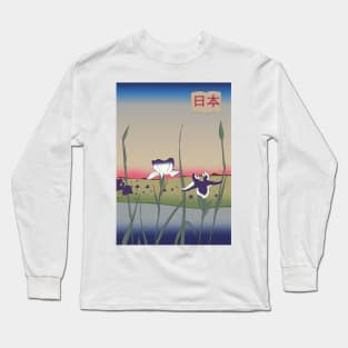 Japan woodblock art Long Sleeve T-Shirt